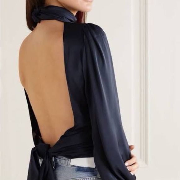 Zara black backless top - Picture 1 of 5